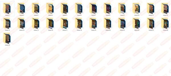 Premium Home Interior Background - PSD/PSB file (Pack of 25) - Image 4