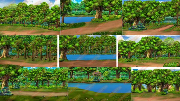 Premium Palace, Jungle, Khet, River, Temple & Village Background Bundle - PSD file (Pack of 52) - Image 7