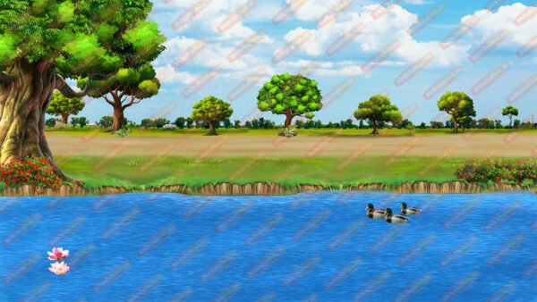 River Background - PSD file (Pack of 4) - Image 3