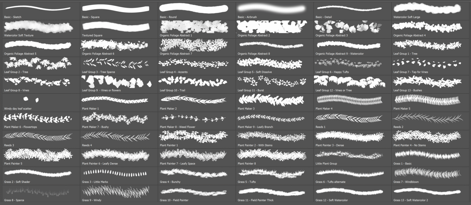 500+ Brushes for Photoshop (Abr File)