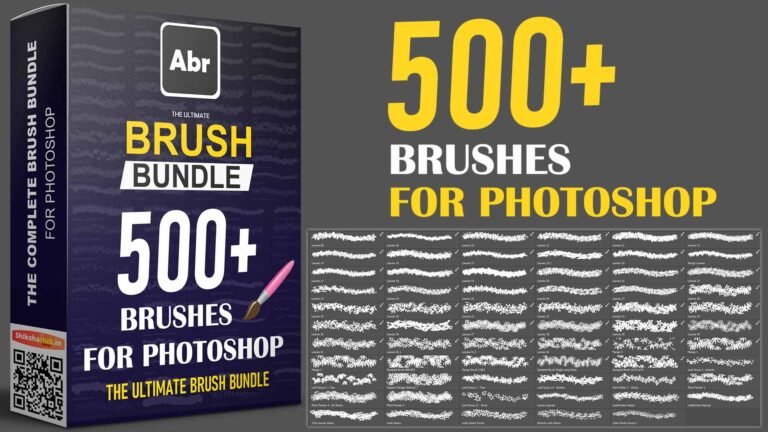 500+ Brushes for Photoshop (Abr File)