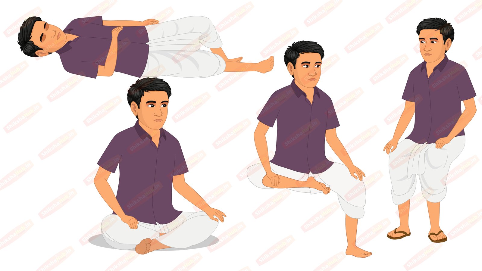 Premium Cinematic Character (Pack of 4) With all Poses, Walk Cycle and Sitting Pose - Image 10