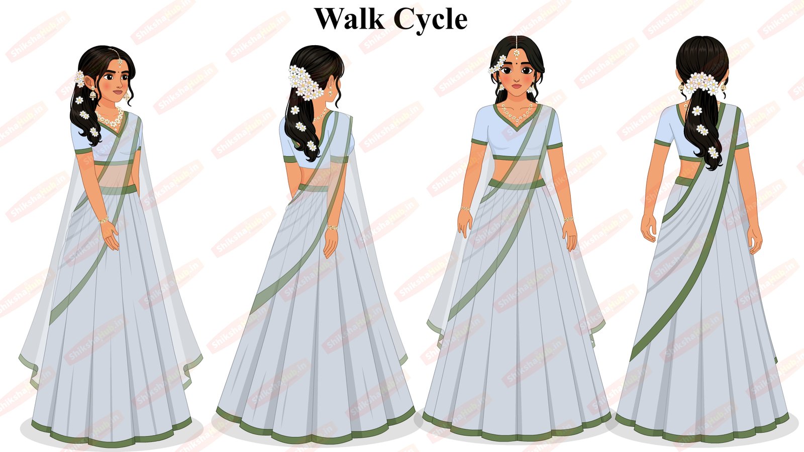 Premium Cinematic Character (Pack of 4) With all Poses, Walk Cycle and Sitting Pose - Image 6