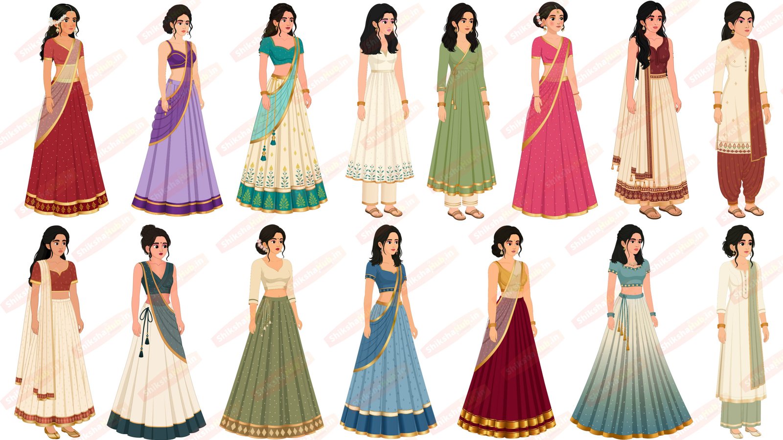 5 VIEW Cinematic Premium Character Bundle (Pack of 15) with Walking & Sitting Pose